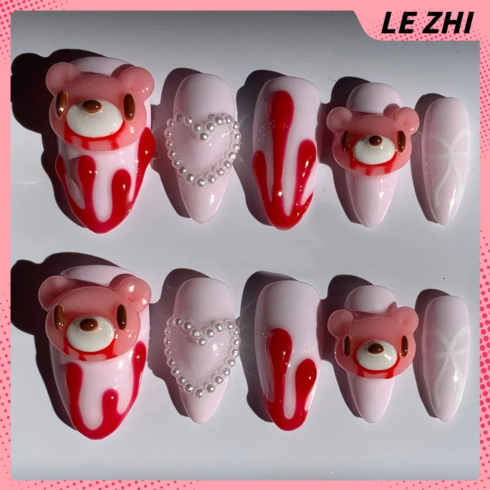 3D Kawaii Ręcznie Rzeźbione Pa – Nail Art Strawberry recenzja i cena