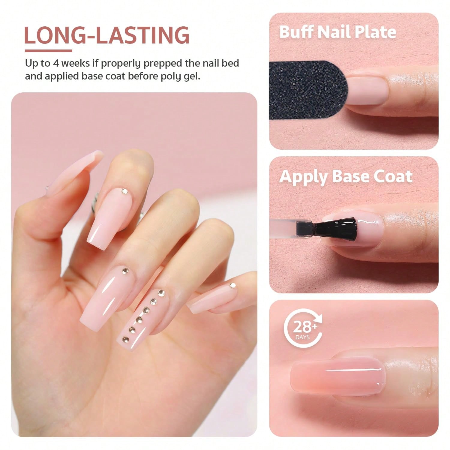 Zestaw do przedłużania paznokc – Polygel Nail Kit recenzja i cena