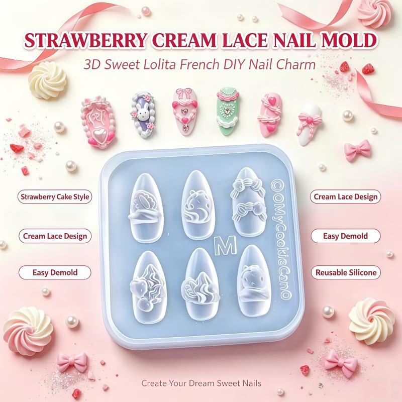 Forma silikonowa do zdobienia  – Nail Art Strawberry recenzja i cena
