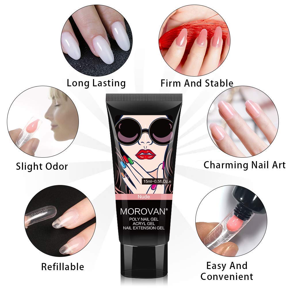 Zestaw żelu do paznokci 6 kolo – Polygel Nail Kit recenzja i cena
