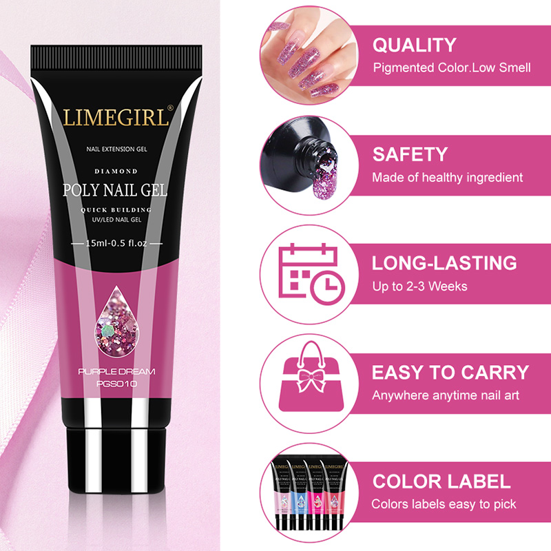 15ml Zestaw żelu do paznokci d – Polygel Nail Kit recenzja i cena