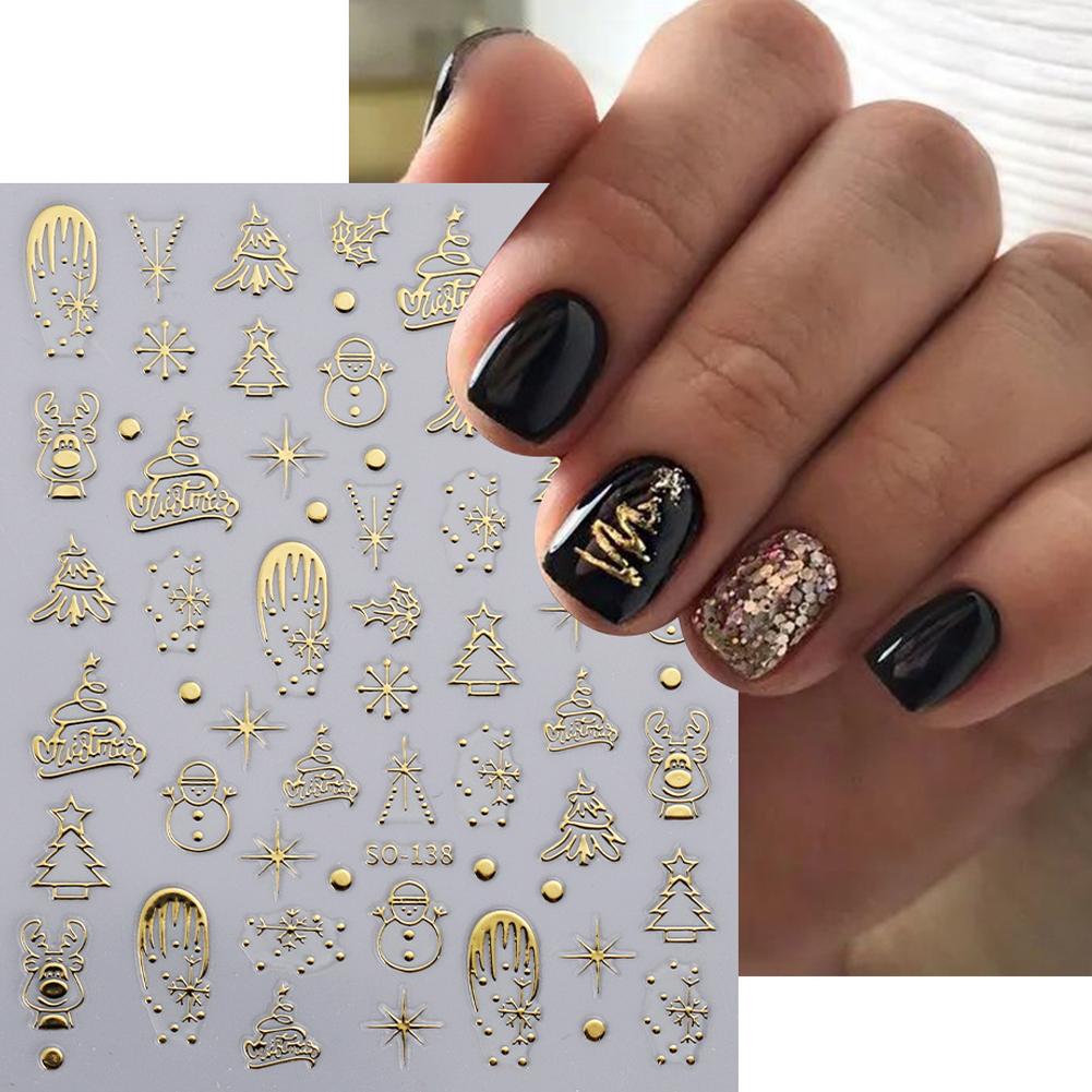 Naklejki na paznokcie świątecz – Nail Art Xmas Stickers recenzja i cena