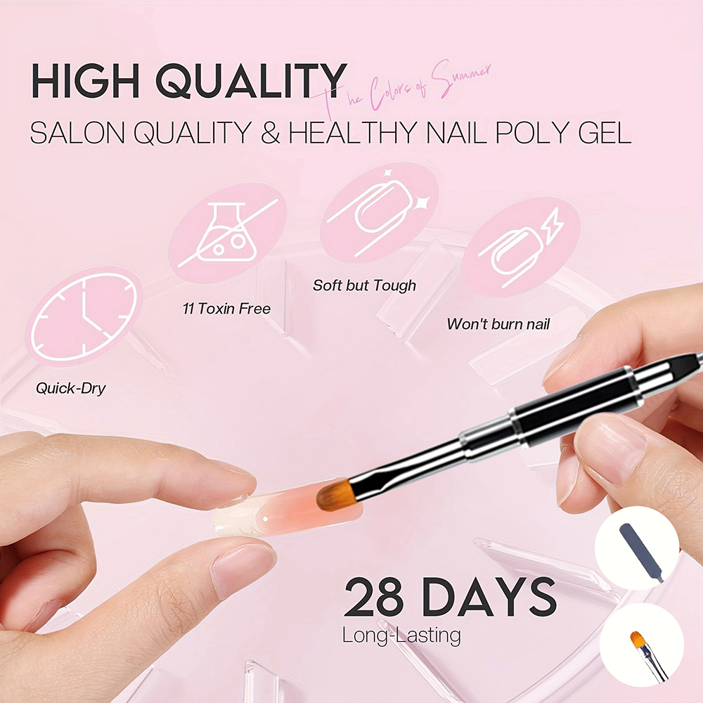 Zestaw do przedłużania paznokc – Polygel Nail Kit recenzja i cena