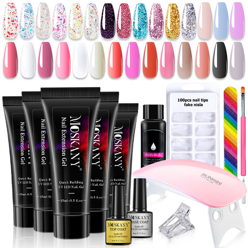 Pełny zestaw żelu do paznokci  – Polygel Nail Kit recenzja i cena