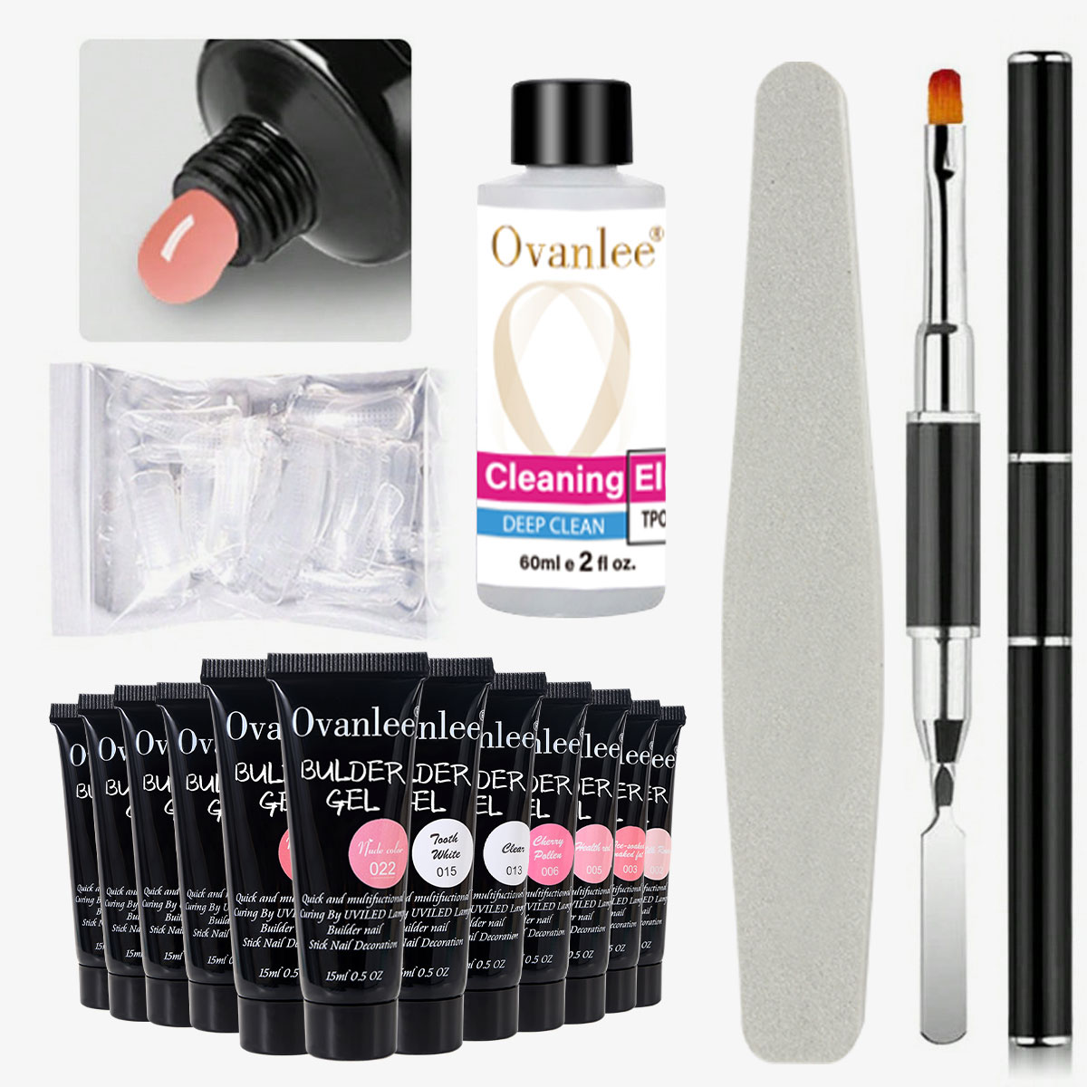 Ovanlee 18-częściowy zestaw że – Polygel Nail Kit recenzja i cena