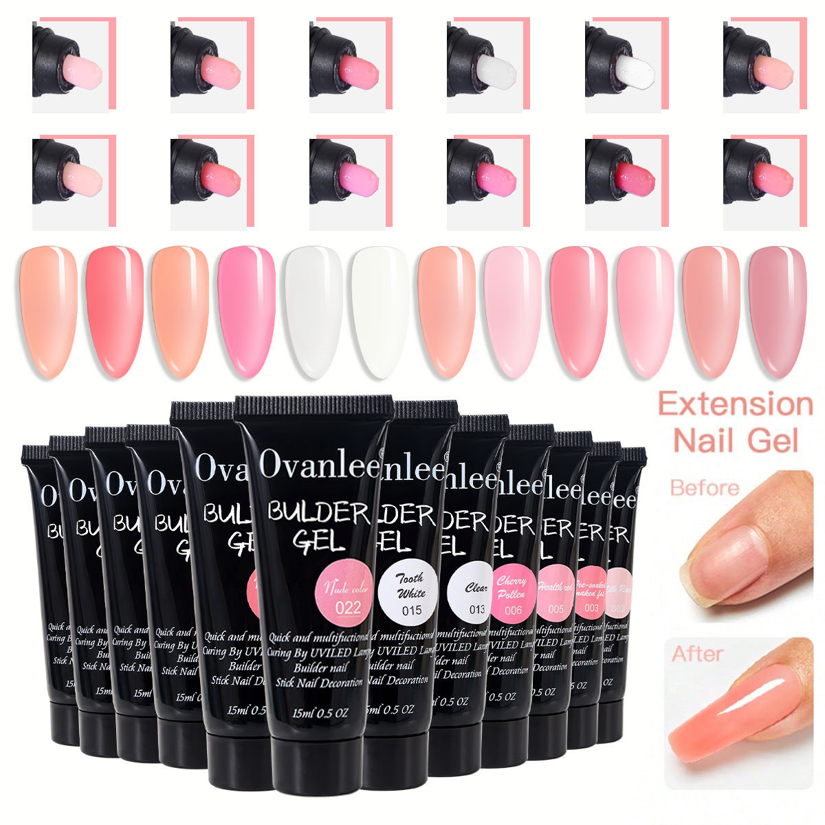 Ovanlee 18-częściowy zestaw że – Polygel Nail Kit recenzja i cena