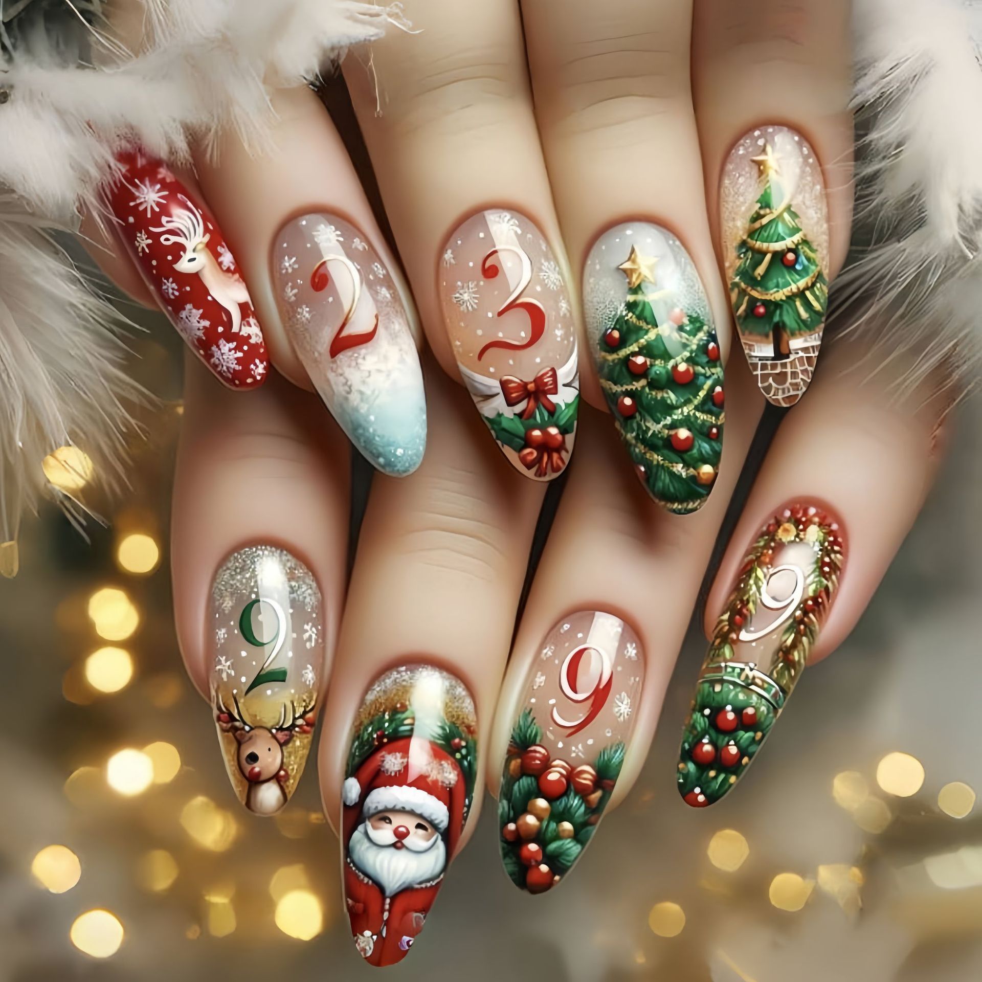 Średnie sztuczne paznokcie na  – Nail Art Press On recenzja i cena