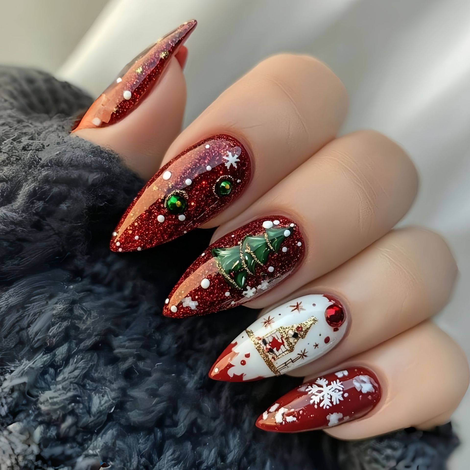 Średnie sztuczne paznokcie na  – Nail Art Press On recenzja i cena