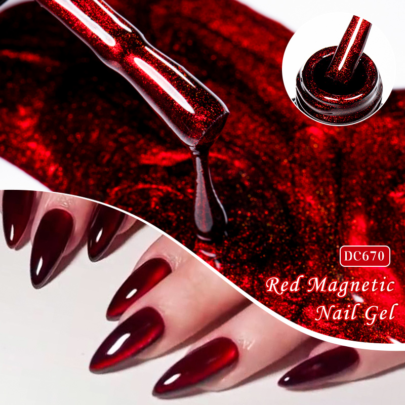 Mtssii 7ML Wine Red Cat Magnet – Nail Art Red Wine Cat Eye recenzja i cena
