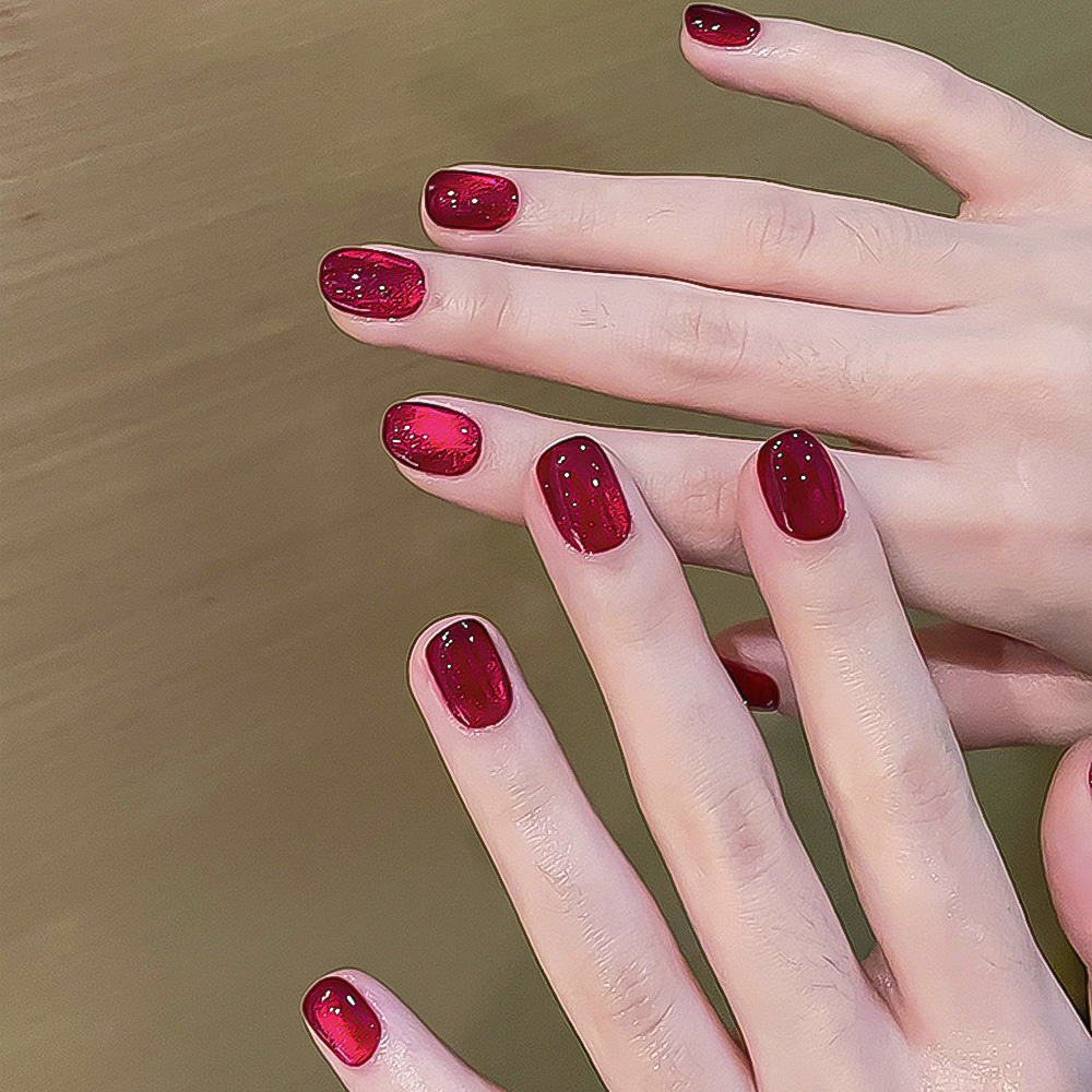 Xeijayi 10ml Wine Red Cat Eye  – Nail Art Red Wine Cat Eye recenzja i cena