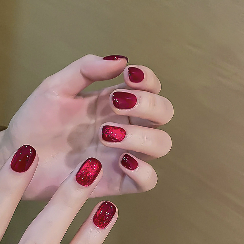 Xeijayi 10ml Wine Red Cat Eye  – Nail Art Red Wine Cat Eye recenzja i cena