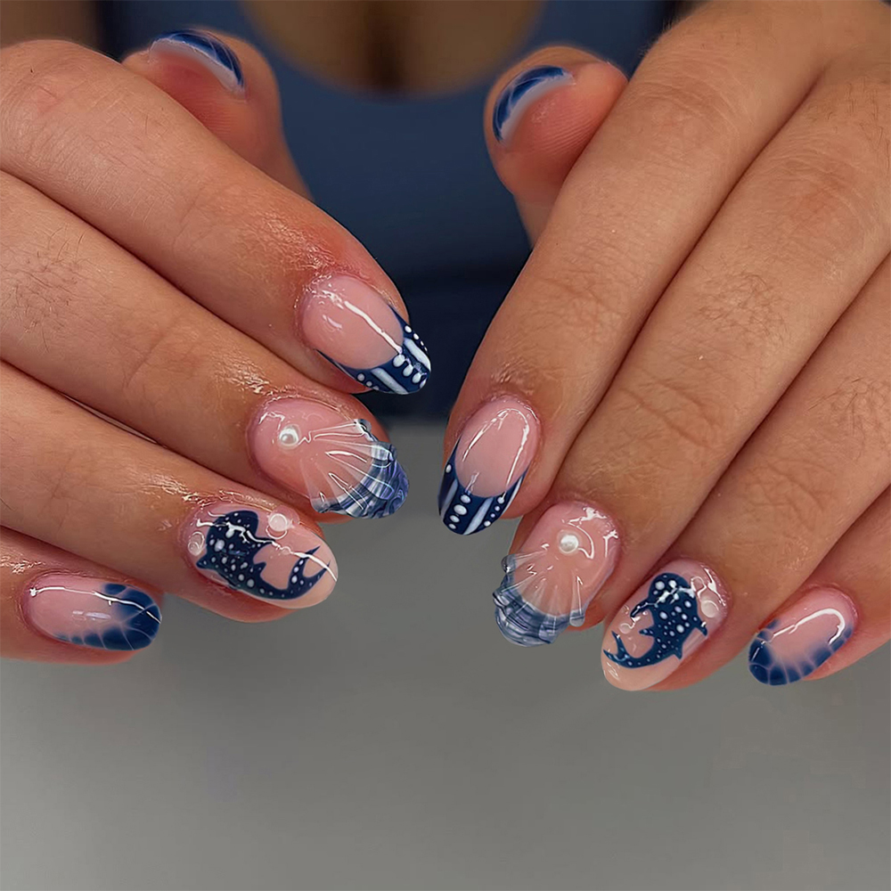 24 szt. migdałowe paznokcie że – Nail Art Press On recenzja i cena