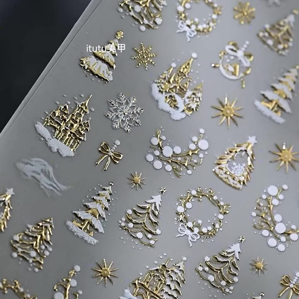 1 szt. Naklejki na paznokcie 5 – Nail Art Xmas Stickers recenzja i cena