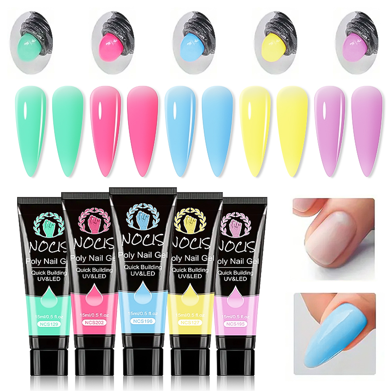 Zestaw żeli do paznokci NOCIS  – Polygel Nail Kit recenzja i cena