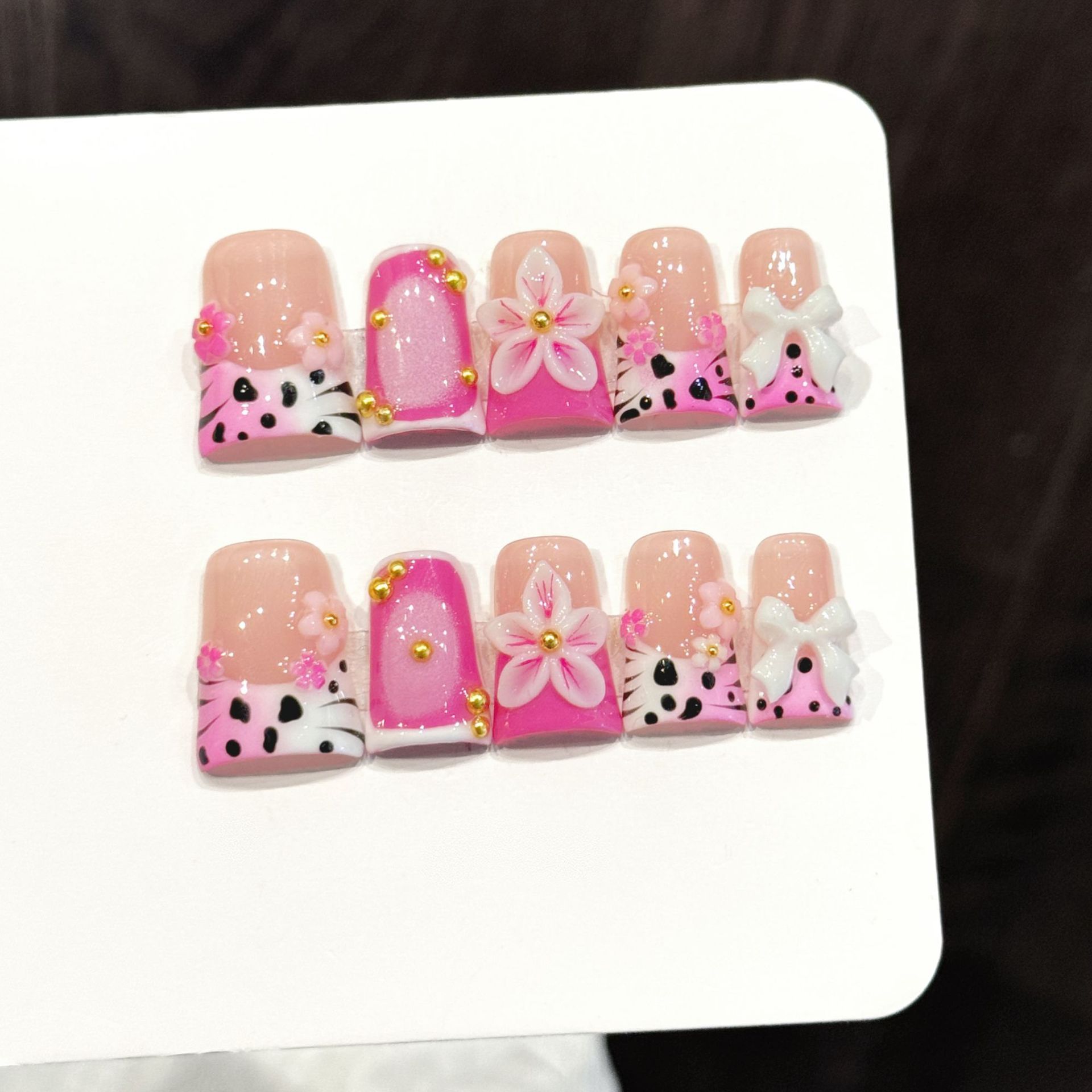10 szt. Sztuczne paznokcie w s – Nail Art Press On recenzja i cena