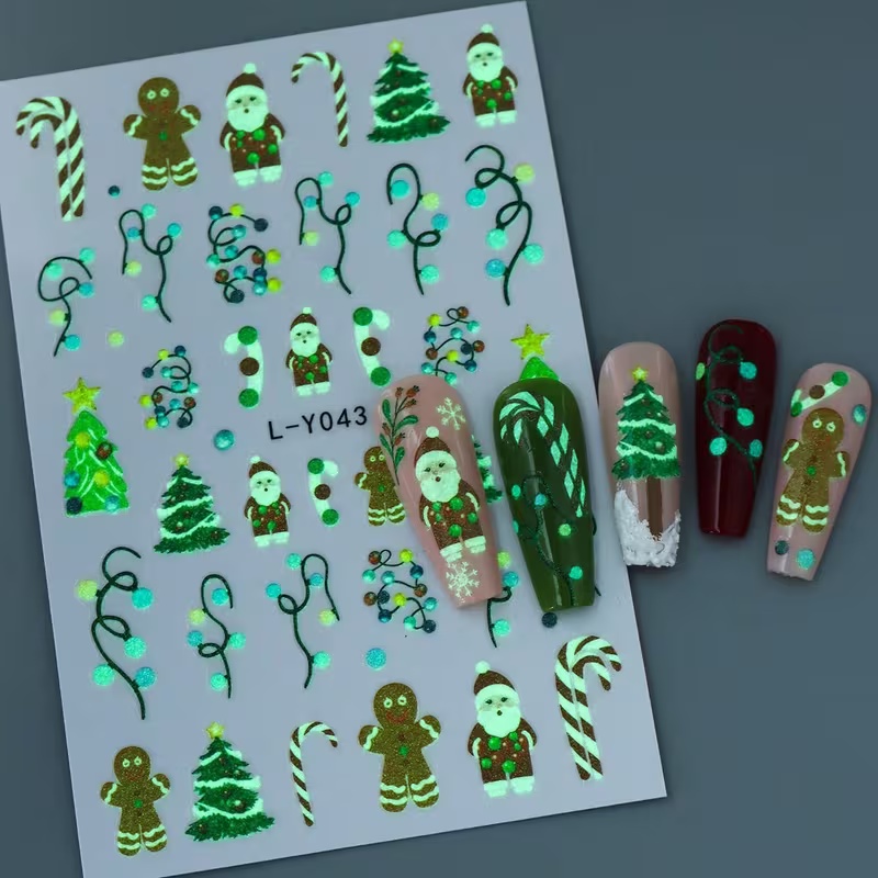 Naklejki na paznokcie 3D Świąt – Nail Art Xmas Stickers recenzja i cena