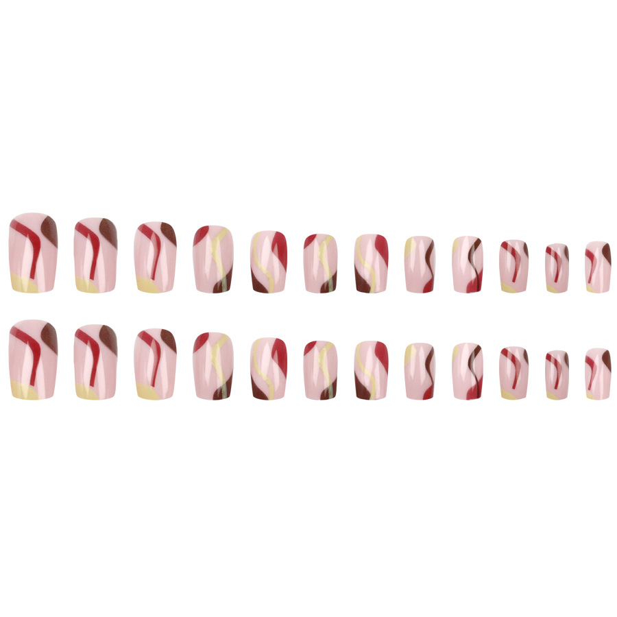 Krótkie, średnie sztuczne pazn – Nail Art Press On recenzja i cena