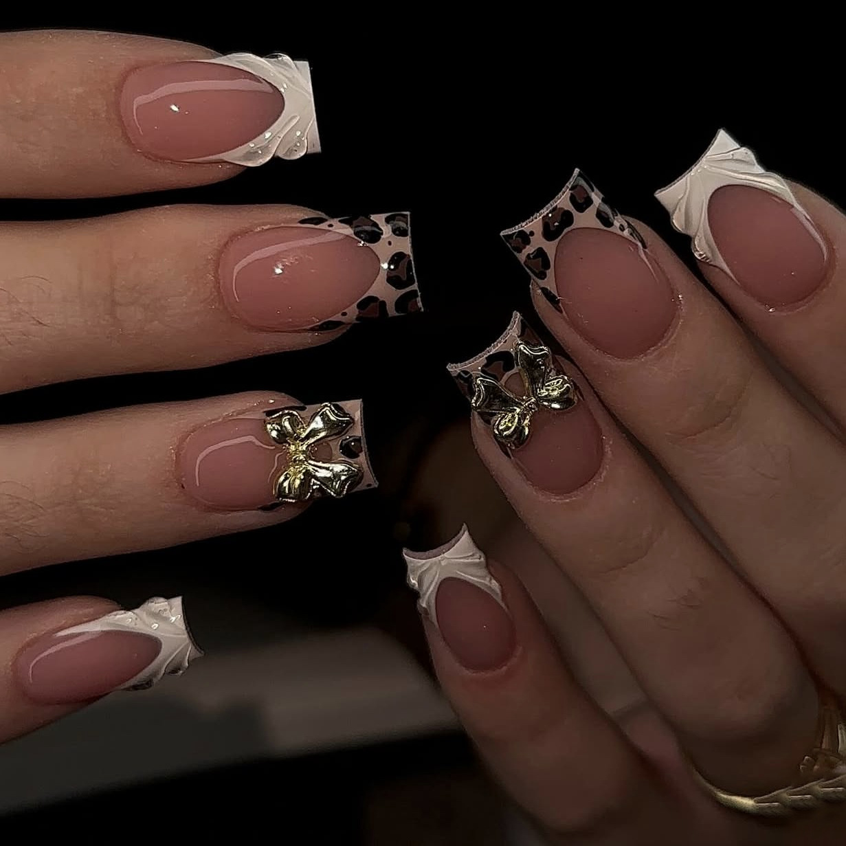 Krótkie kwadratowe sztuczne pa – Nail Art Press On recenzja i cena