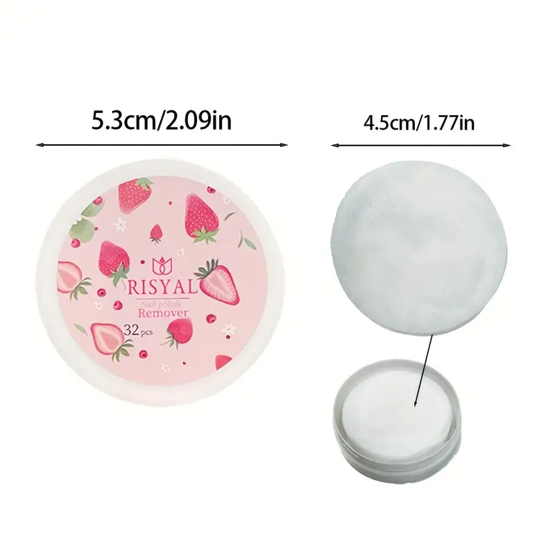 32 szt./pudełko Płatki do usuw – Nail Art Strawberry recenzja i cena