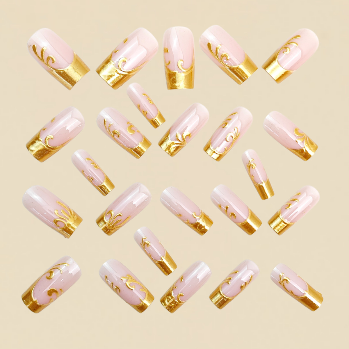 Średnio długie sztuczne paznok – Nail Art Press On recenzja i cena