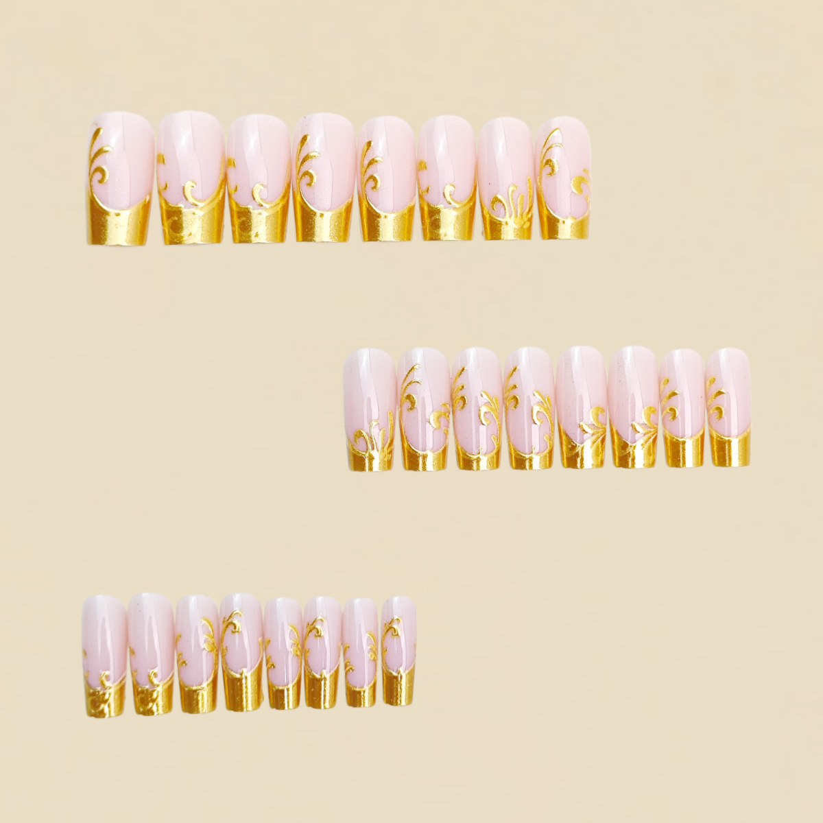 Średnio długie sztuczne paznok – Nail Art Press On recenzja i cena