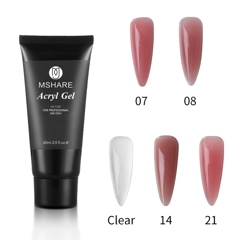 MSHARE 2 szt./zestaw 30g/60g N – Polygel Nail Kit recenzja i cena